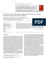 Air-side heat transfer characteristics of finned-tube heat exchangers under frost conditions