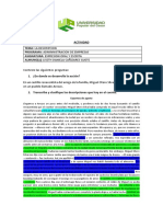 Actividad - La Descripcion