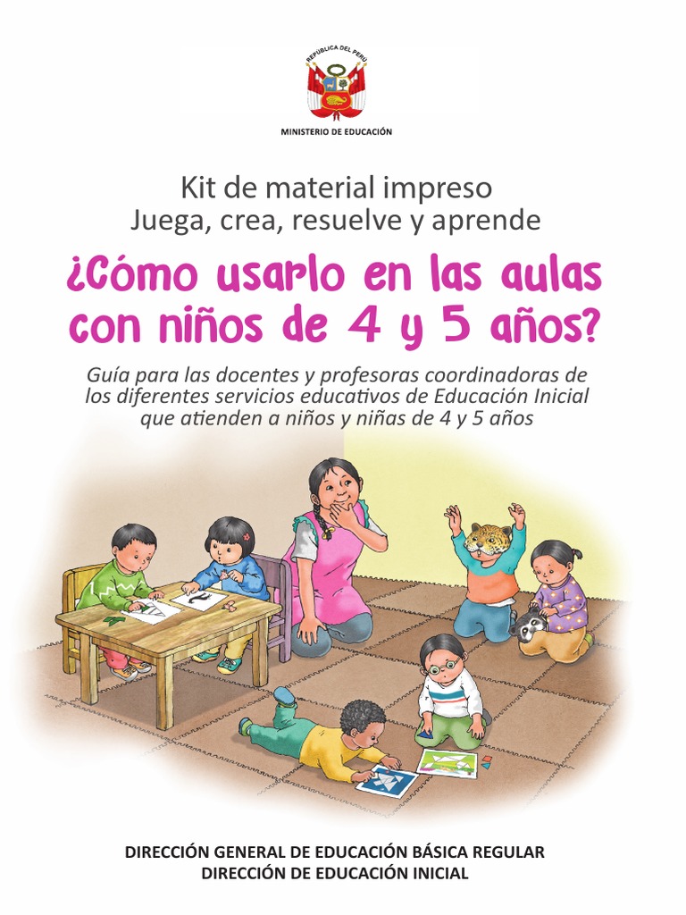 Guia Docente Kits Estudiantes | PDF | Educación de la primera infancia ...