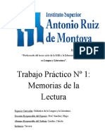 TP Nº 1 - Memorias de Lectura.