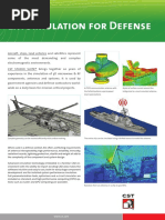 EM Simulation For Defense: CST Studio Suite