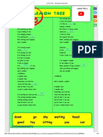 Lemon Tree - Interactive Worksheet