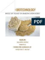 Role of Yeast in Bakery Industry