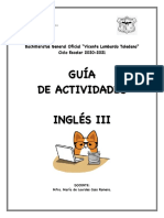 Guía Inglés III - Semana1 PDF