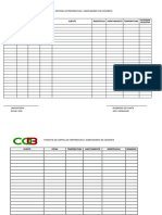 Formato de Control de Temperatura y Asentamiento de Concreto