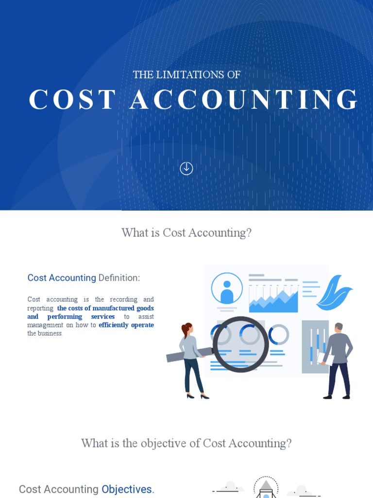Cost Accounting The Limitations of PDF