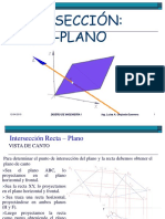 Intersecc Recta - Plano PDF