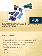Basic Microprocessor - Software Architecture: The Memory