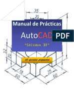 AutoCAD - Sólidos 3D - Propuestos PDF