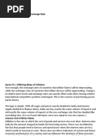 Module Five-Factors Affecting Exchange Rates