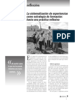 Borjas Beatriz, Reflexión, La Sistematización de Experiencia PDF