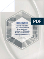 Libro Blanco Reconstrucción Puebla Sismo 2017