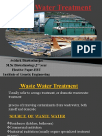 Role of MicroOrganism in Waste Water Treatment