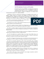 Modulo 1. Historia Del Movimiento Scout en Ecuador