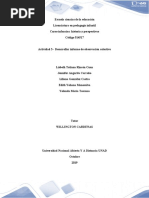 Informe - REgistro - GRupal - Observación Infancias