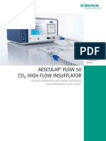 Aesculap Flow 50 Co High Flow Insufflator: The New Powerhouse With Smoke Evacuation High Performance With Clarity