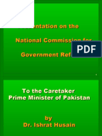 Presentation On The National Commission For Government Reforms