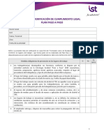 Lista de Verificación Cumplimiento Legal Paso A Paso PDF
