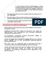 Special Charges For Additional Baggage For Passengers Having Domestic Connections On Air India Evacuation Flights