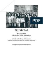 Guiding a Performance of Brundibár: Exploring its History and Themes