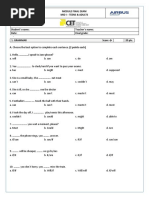 Mid I - Module Final Exam