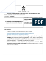 Actividad No. 1 - Taller Identificación Pensión Invalidez y Sobrevivencia