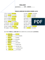 FINAL EXAM Ingles de Lucas - 2020 PDF
