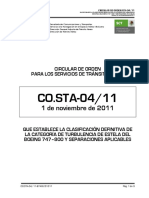 CO - STA 04 - 11 Estela Turbulenta B747-800