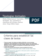 Tipologías textuales unlp