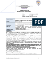 4º Medio Contabilidad, Módulo Registro de Operaciones de Comercio Nacional e Internacional