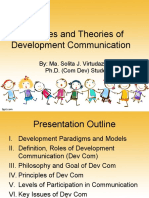 Principles and Theories of DevCom