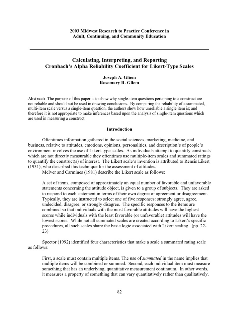 Worksheets Frindle Worksheets cronbach cronbachs alpha internal consistency