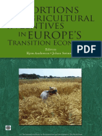 Kym Anderson, Johan Swinnen Distortions To Agricultural Incentives in Europes Transition Economies Trade and Development Trade and Development PDF