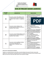 Assessment Focus of Project-Based Learning