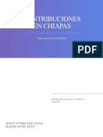 Contribuciones en Chiapas