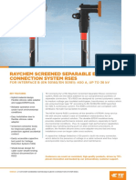 Raychem Screened Separable Elbow Connection System Rses: FOR INTERFACE B (EN 50180/EN 50181) : 400 A, UP TO 36 KV