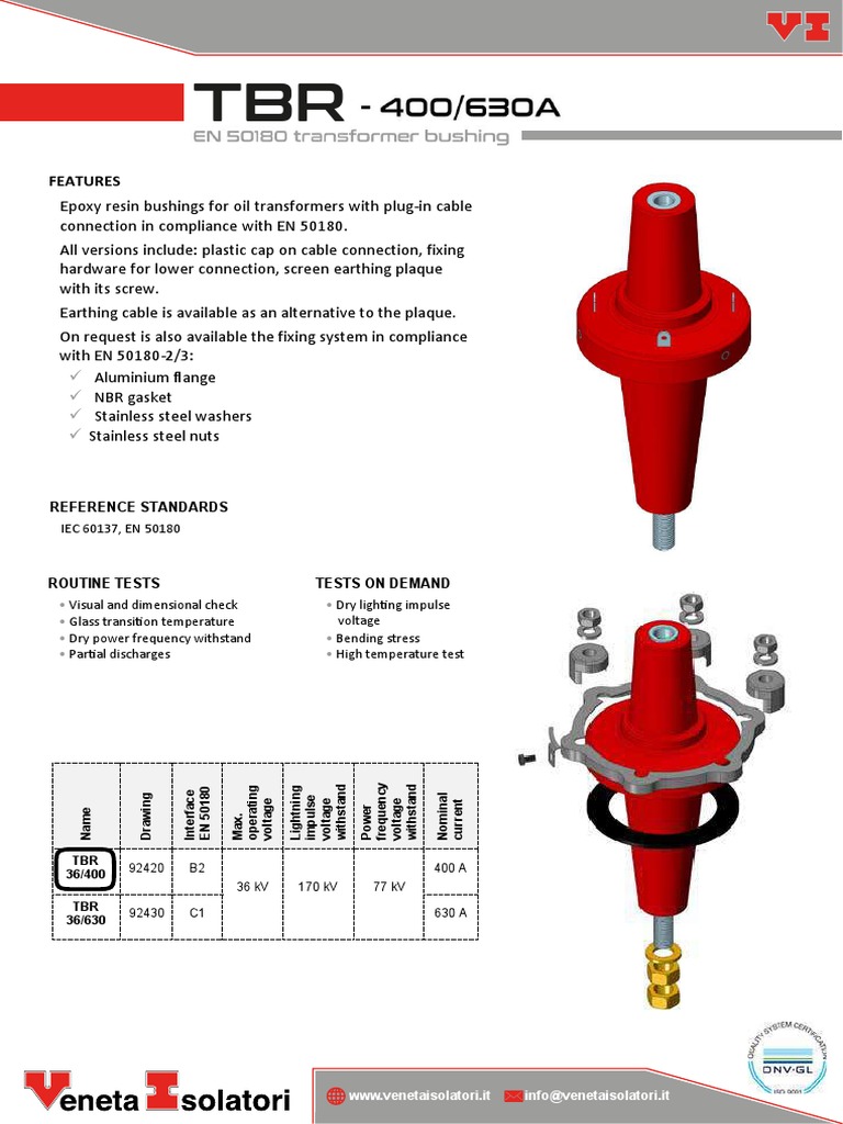 33kV Bushing Catalogue PDF PDF Electricity Electrical Engineering