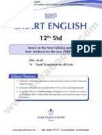 Class 12 Smart English Main Guide - Sura Books
