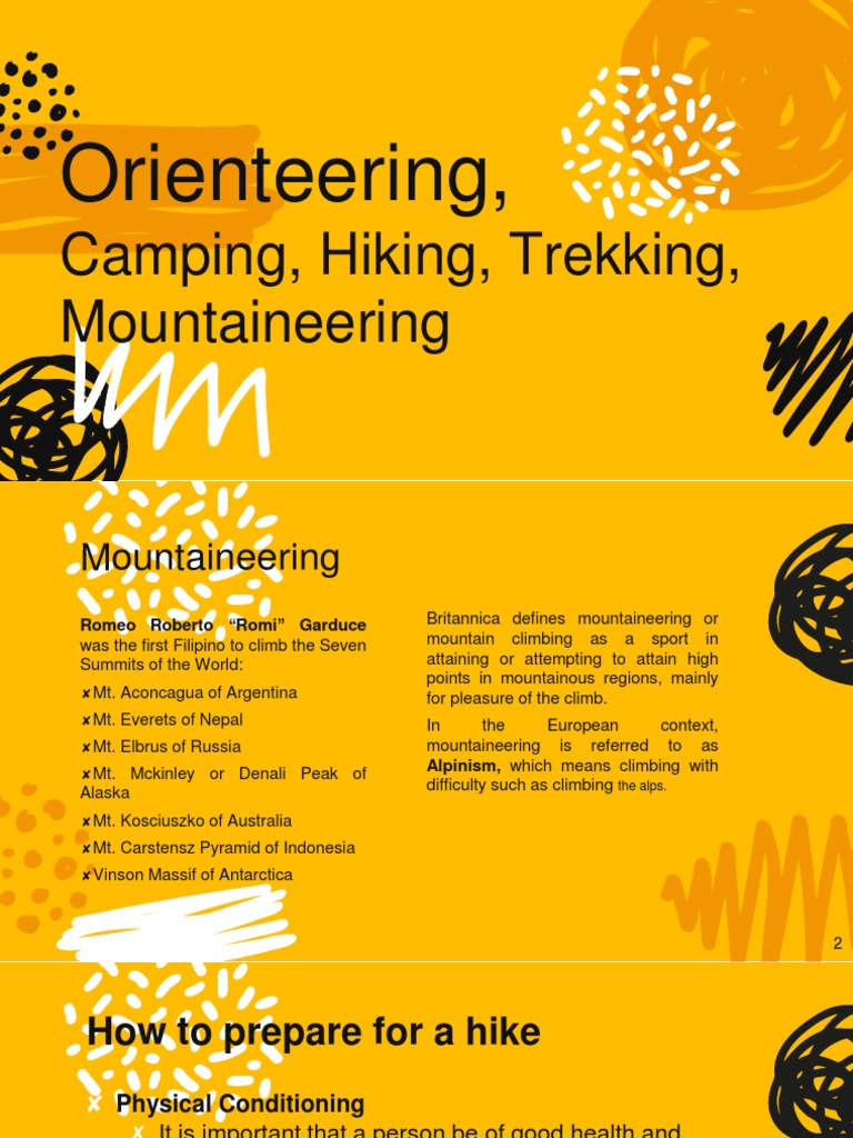 Orienteering, Camping, Hiking, Trekking, Mountaineering PDF Compass Mountaineering