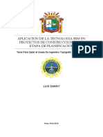 Bim en Ingenieria Topografica