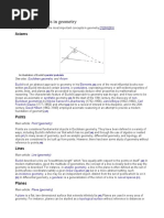 Important Concepts in Geometry: Axioms