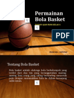 Bola Basket Teknik Dasar PJOK Kelas 4