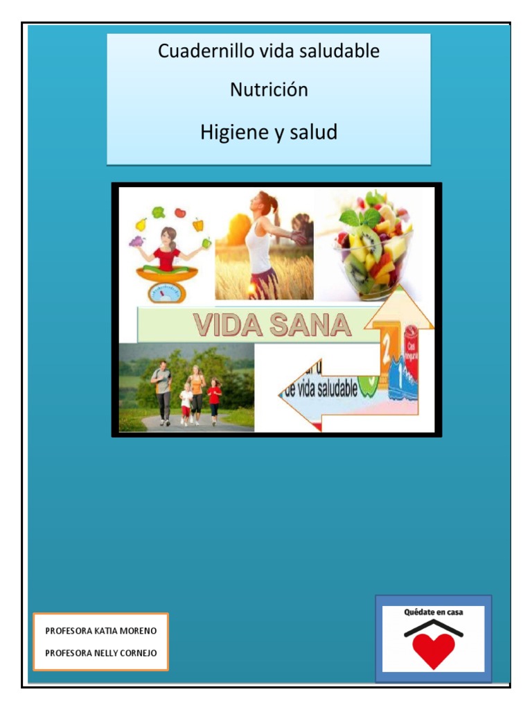 Cuadernillo de Vida Saludable para Secundaria | PDF | Alimentos | Nutrición