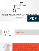 Konsep Keperawatan Komunitas - Kelompok 2