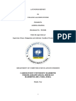 A Synopsis Report: Career Point University Hamirpur Tikker (Kharwarian), Bhoranj HAMIRPUR (HP) - 176041, INDIA