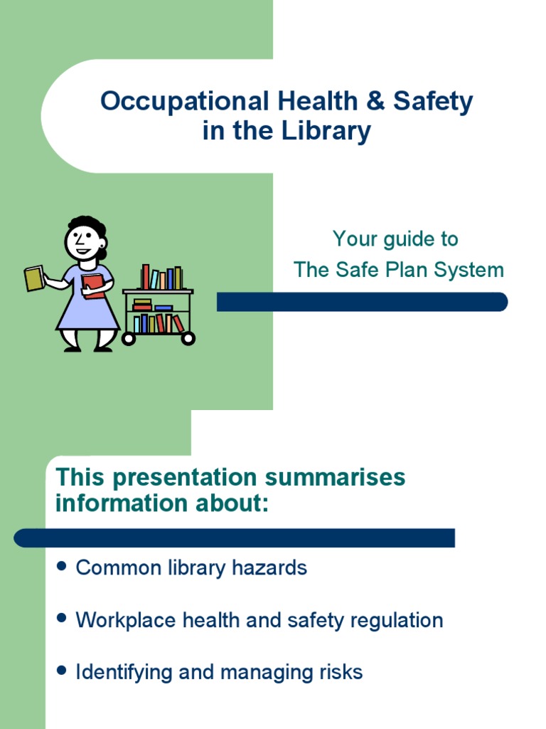Library Occupational Health & Safety Guide | PDF | Occupational Safety ...