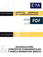 Aspectos Laborales de La Subcontratación PDF