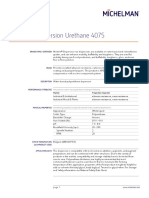 Michem™ Dispersion Urethane 4075: Technical Data Sheet