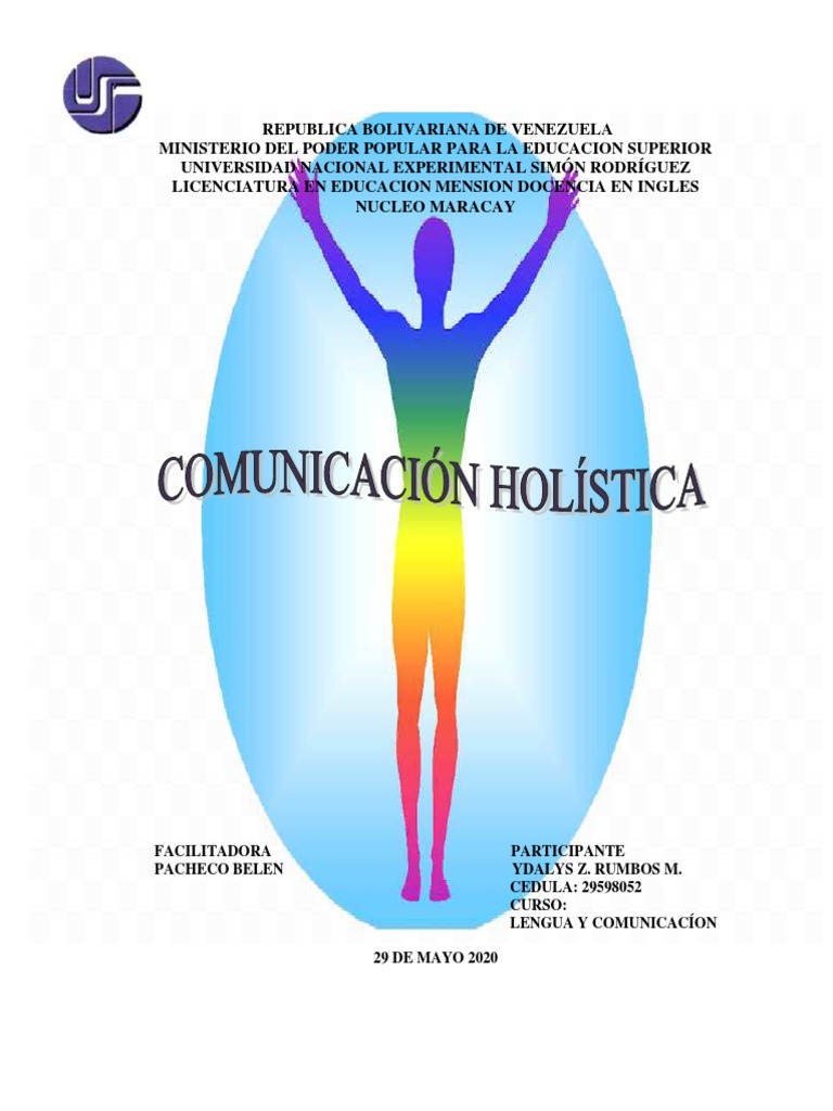 Trabajo # 1 Lenguaje - Holística | PDF | Holismo | Aprendizaje