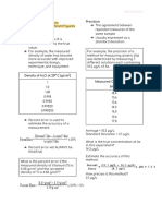 Accuracy Precision Errors Interpolation and Significant Figures PDF